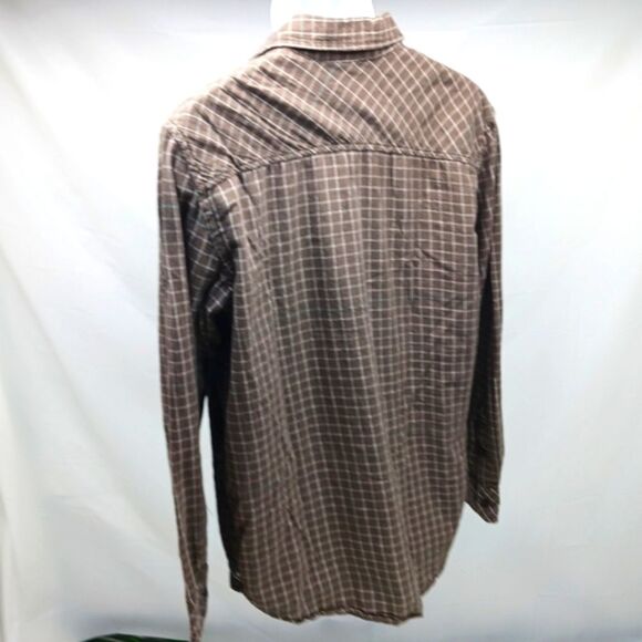 Hurley Shirt Mens Large Plaid/Check Button Down/Front Long Sleeve 100% Cotton - Picture 2 of 11
